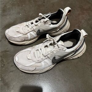 Nike Cream and Black Sneakers